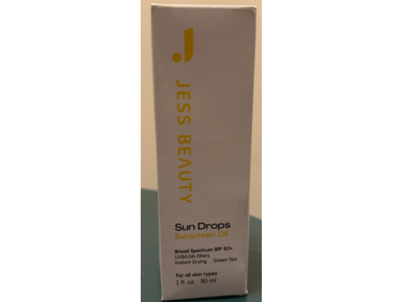 Jess Beauty Sun Drops Sunscreen Oil, SPF 50+, 1 fl oz/30 mL