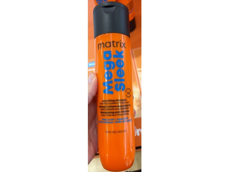 Matrix Mega Sleek Anti-Frizz Shampoo, 10.1 fl oz/300 mL