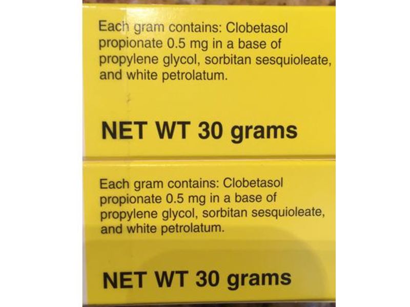 Clobetasol Propionate Ointment USP 0.05%, 30 g, Fougera (RX)