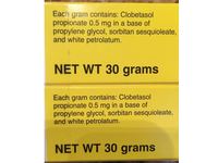 Clobetasol Propionate Ointment USP 0.05%, 30 g, Fougera (RX) - thumbnail 3