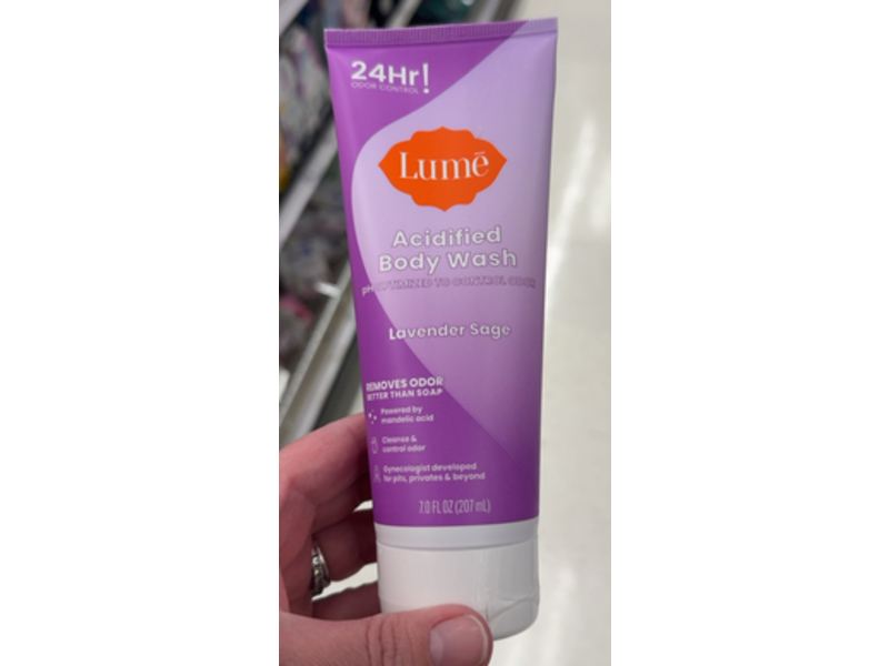 Lume Acidified Body Wash, Lavender Sage, 7.0 fl oz