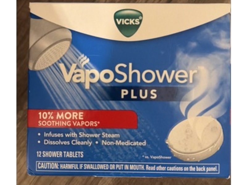 Vicks VapoShower Plus Shower Tablets, 12 count