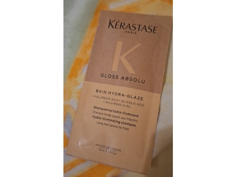 Kerastase Paris Gloss Absolu Bain Hydra Glaze Shampoo, 0.33 fl oz/10 mL