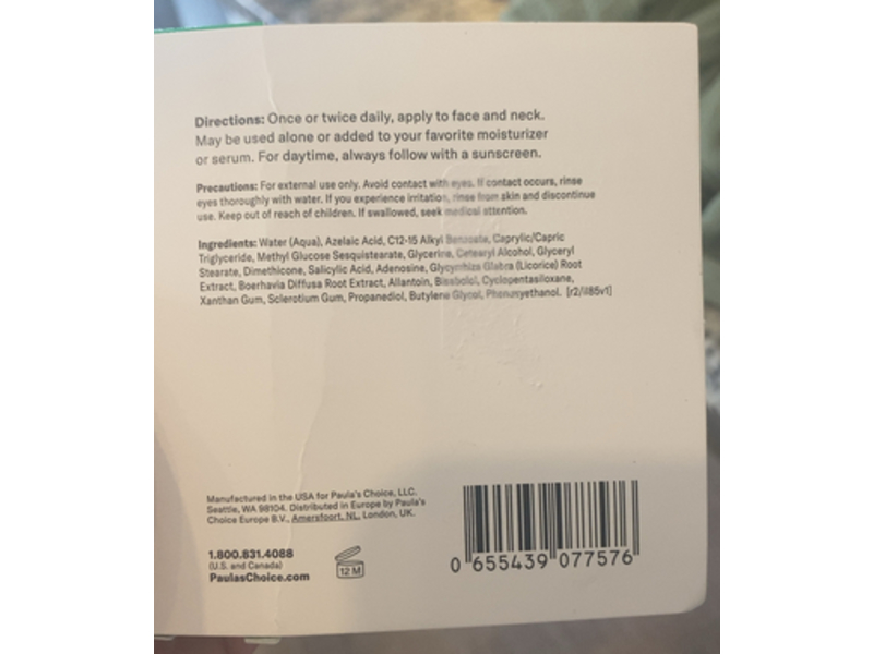 Paula's Choice 10% Azelaic Acid Booster, Licorice + Salicylic Acid, 0.17 fl oz/5 mL