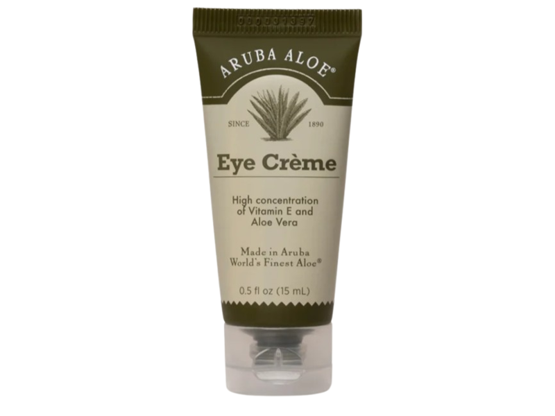 Aruba Aloe Eye Creme, Vitamin E & Aloe Vera, 0,5 fl oz/15 mL