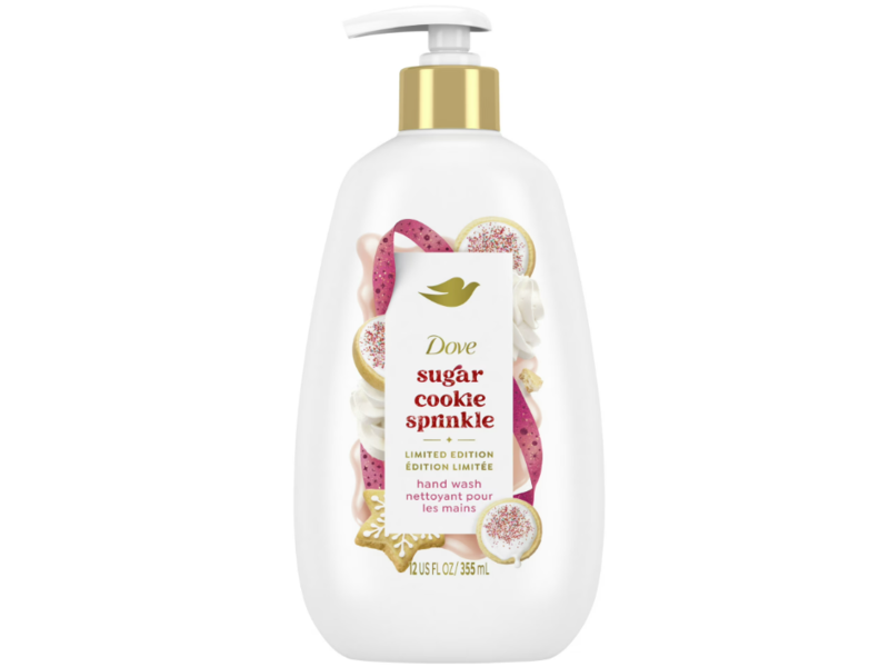 Dove Holiday Treats Deep Nourishing Hand Wash, Sugar Cookie, 12 fl oz/355 mL, Pack Of 2