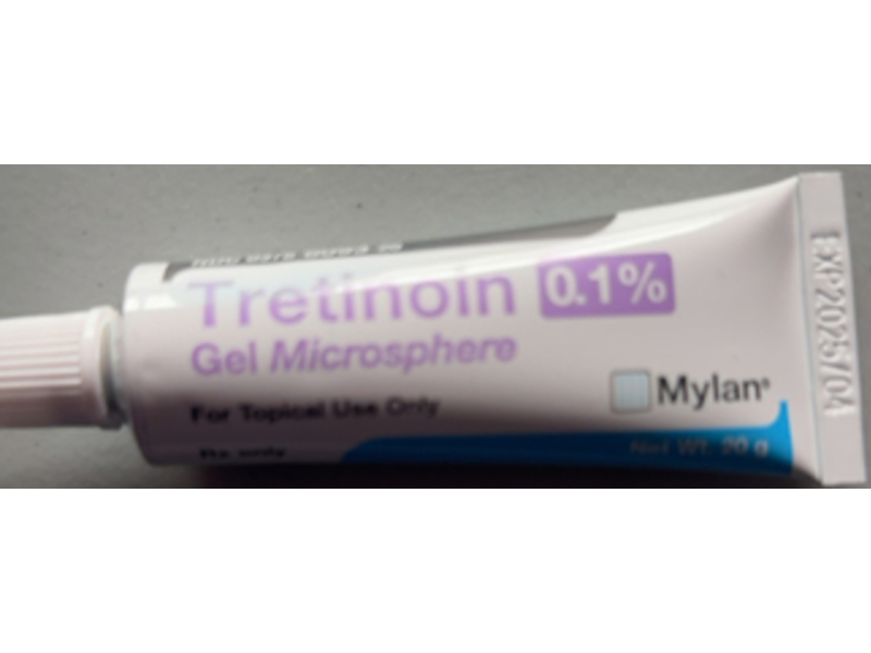 Tretinoin 0.1 % Gel Microsphere, 20 g. Mylan (RX)