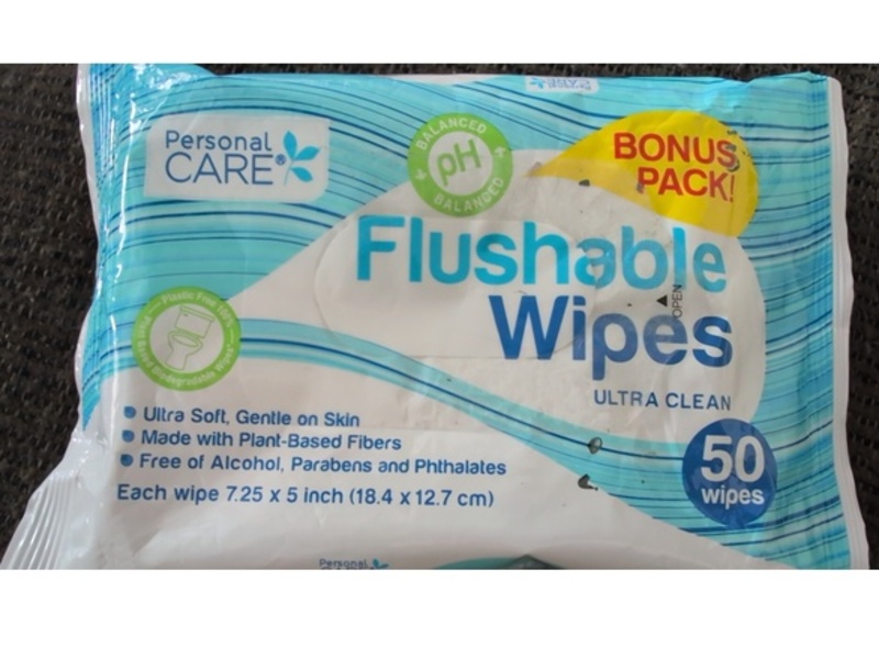 Personal Care Ultra Clean Flushable Wipes, 50 Count