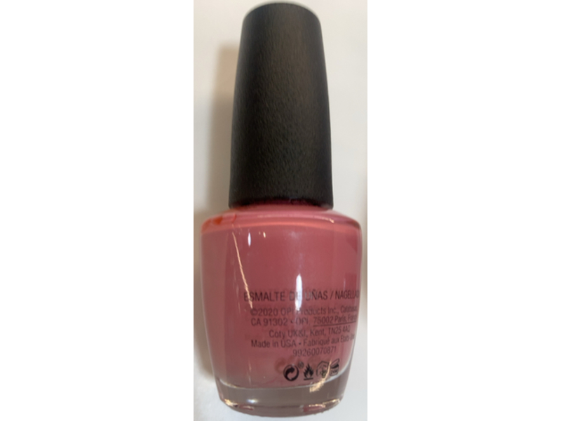 OPI Nail Lacquer, Rosy Future, 0.5 fl oz/15 mL
