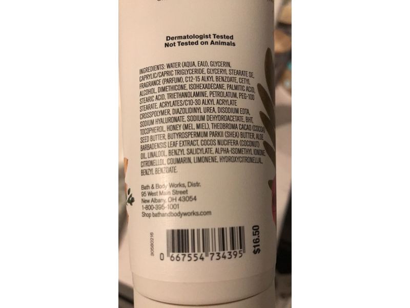 Bath & Body Works Ultimate Hydration Body Cream, Honey Wildflower, 8 oz/226 g