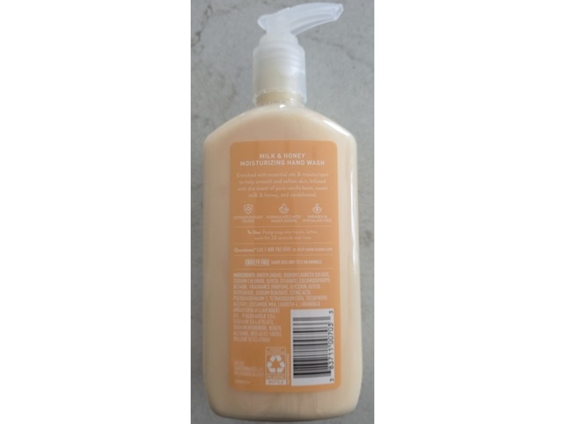 Suave Moisturizing Hand Wash, Milk & Honey, 12 fl oz/355 mL