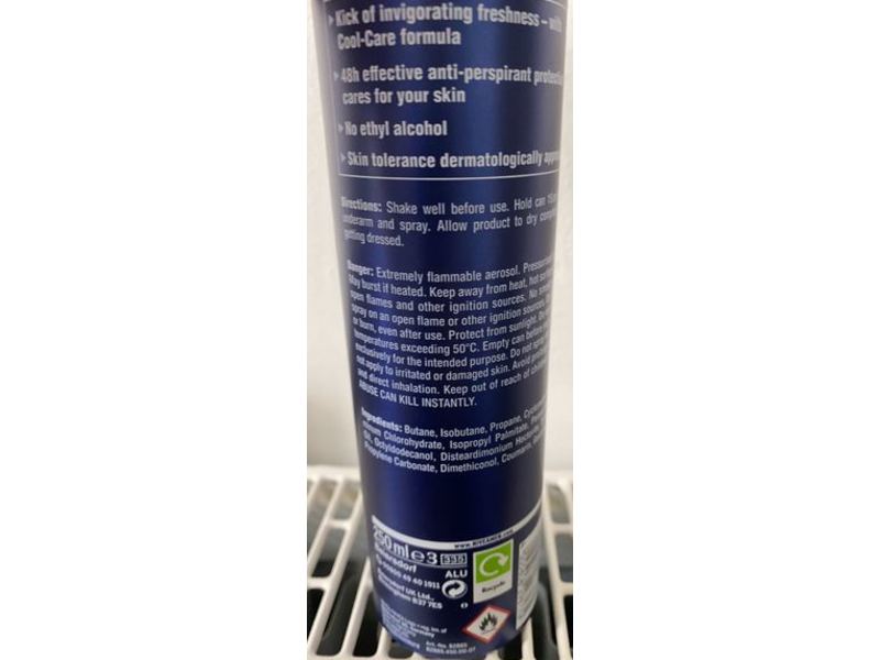 Nivea Men Anti-Perspirant, Cool Kick, 250 mL