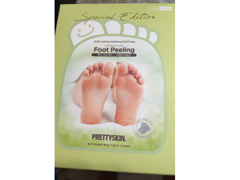 Prettyskin Strong & Fast Foot Peeling, 1.41 oz/40 g, 2 Pairs