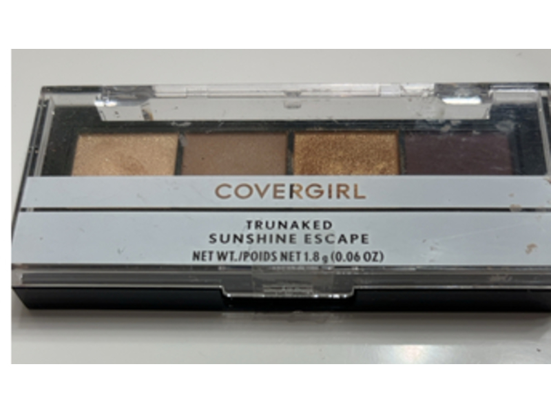 Covergirl Trunaked Quad Eyeshadow Palette, Sunshine Escape, 0.06 oz/1.8 g