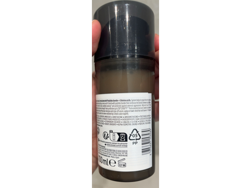 L'oreal Professionnel Paris Absolut Repair Molecular Leave - In Mask, Peptides Bonder + 5 Amino Acids, 3.4 fl oz/100 mL