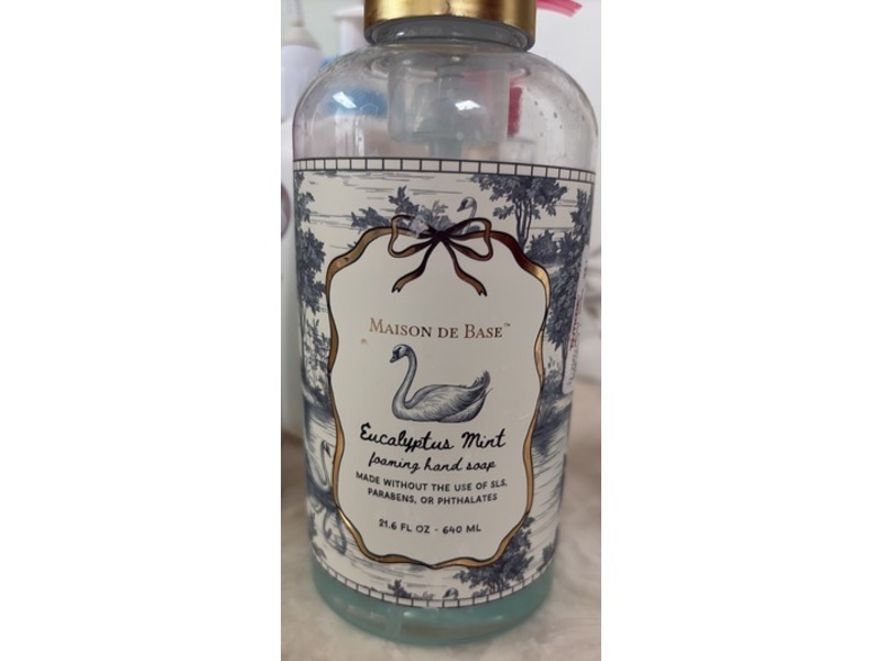 Maison De Base Eucalyptus Mint Foaming Hand Soap, 21.6 fl oz/640 mL