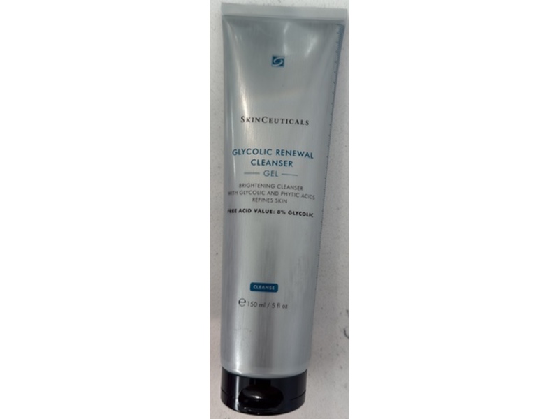 SkinCeuticals Renewal Cleanser Gel, Glycolic & Phytic Acids, 5 fl oz/150 mL