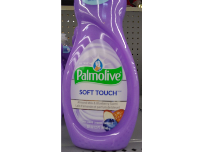 Palmolive Soft Touch Dish Soap, Almond Milk & Blueberry, 20 fl oz/591 mL