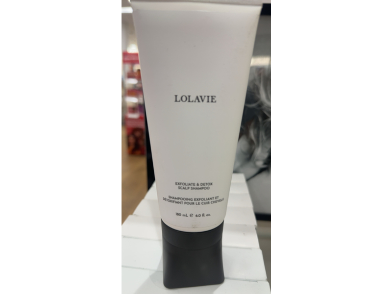 Lolavie Exfoliate & Detox Scalp Shampoo, 6.0 oz/180 mL