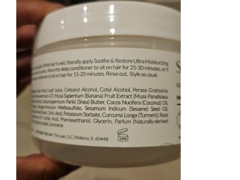 TreLuxe Soothe & Restore Ultra Moisturizing Deep Conditioner, 8 oz/227 g