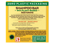 Garnier Whole Blends Shampoo Bar, Honey Treasures, 2 oz/60 g - thumbnail 2