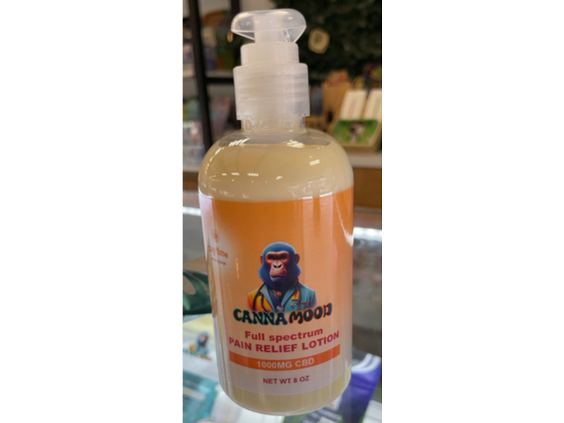 Canna Mood Full Spectrum Pain Relief Lotion, Lemon Orange, 8 oz