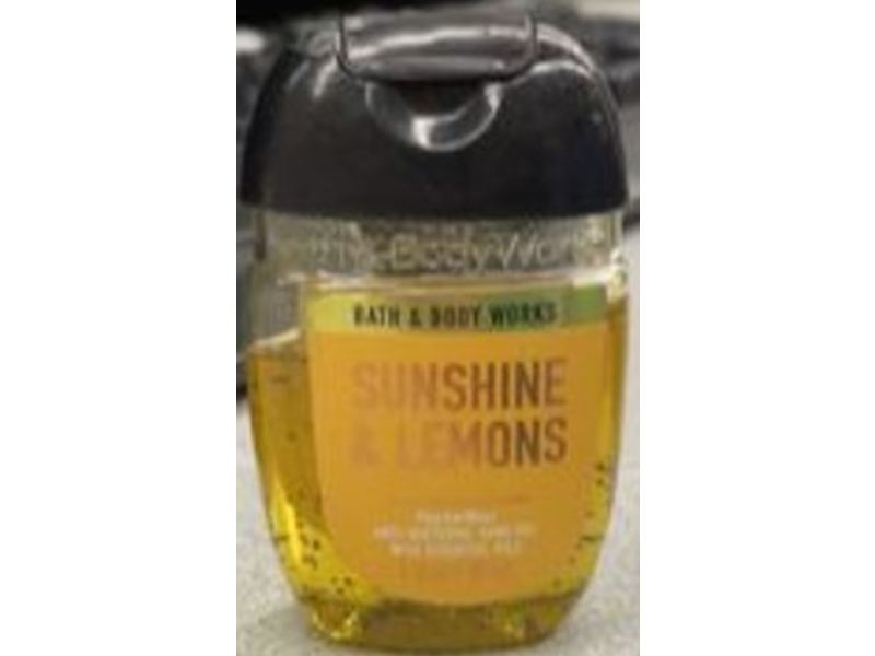 Bath & Body Works Hand Sanitizer, Sunshine & Lemons, 1 fl oz/29 mL