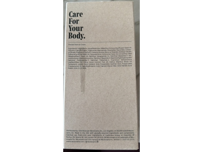 Necessaire The Body Lotion, Cypres-Citronne 15.2 fl oz/450 mL