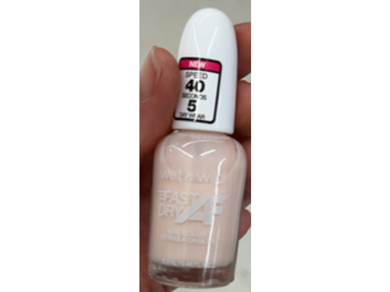 Wet N Wild Fast Dry AF Nail Color, Ballerina Dropout, 0.46 fl oz/13.5 mL