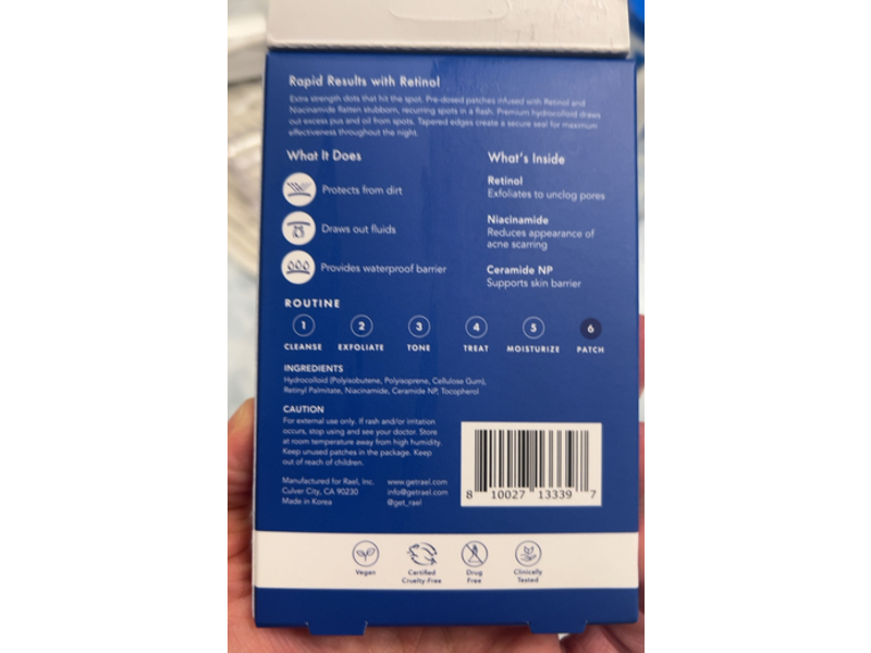 Rael Miracle Pimple Patches, Count 72