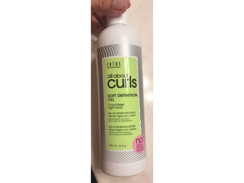 Zotos Professional All About Curls Gel Soft Definition Gel, 15 oz/443 mL