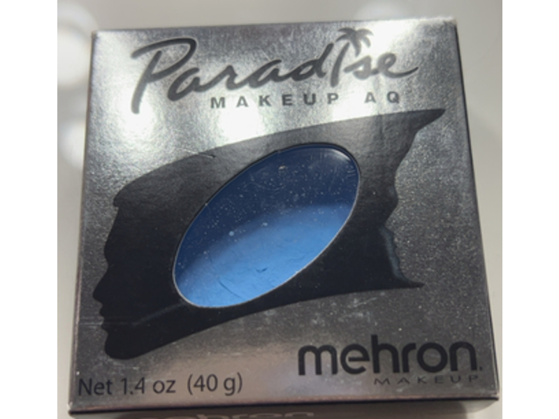 Mehron Paradise Face & Body Makeup, Light Blue, 1.4 oz/40 g