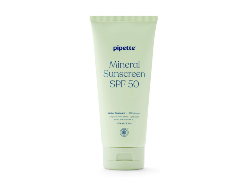 Pipette Mineral Sunscreen, SPF 50, 6 fl oz/177.4 mL