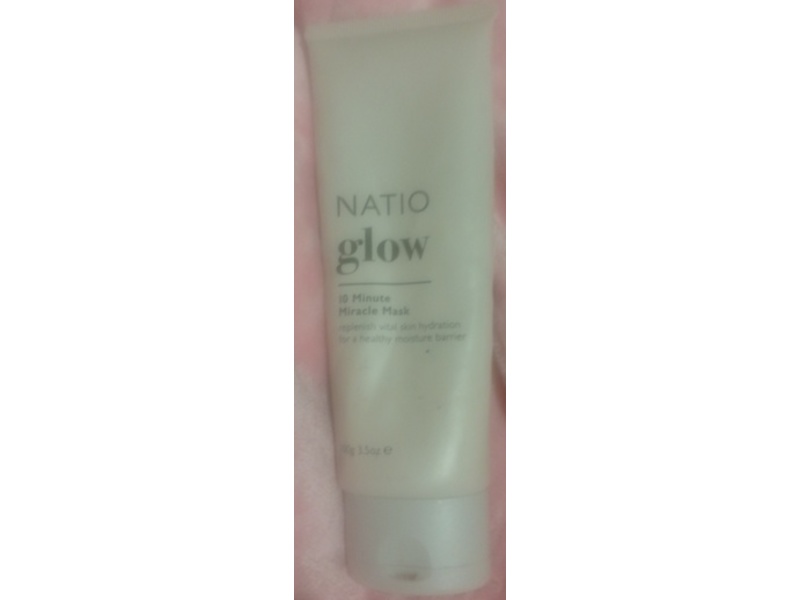 Natio Glow 10 Minute Miracle Mask, 3.5 oz/100 g
