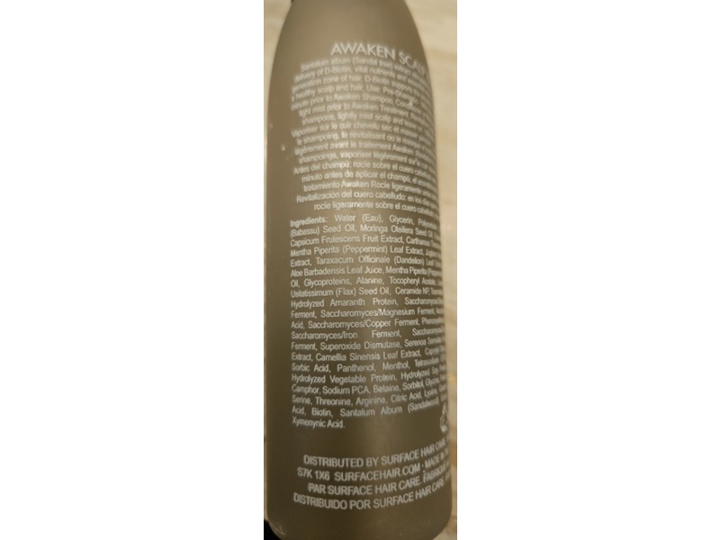 Surface Hair Scalp Elixir Pre-Shampoo, 4 fl oz/118 mL