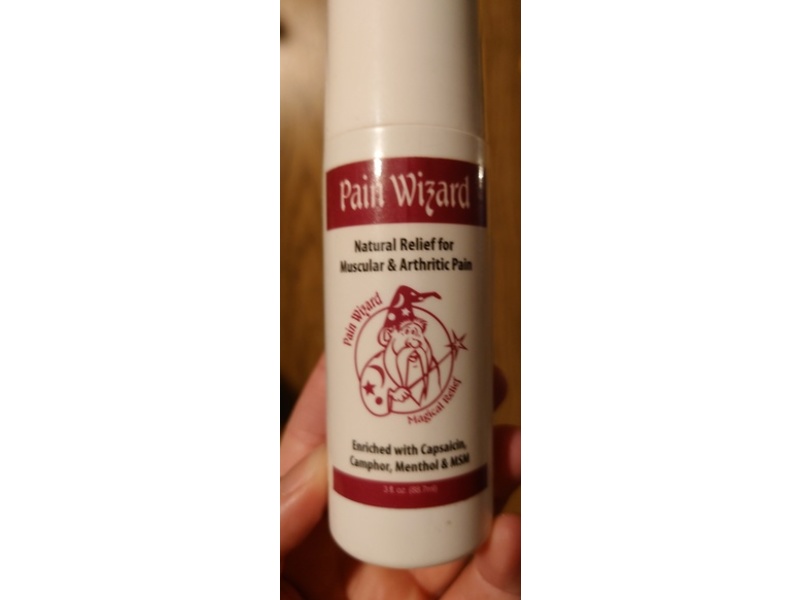 Pain Wizard Natural Relief For Muscular & Arthritic Pain, 3 fl oz/88.7 mL