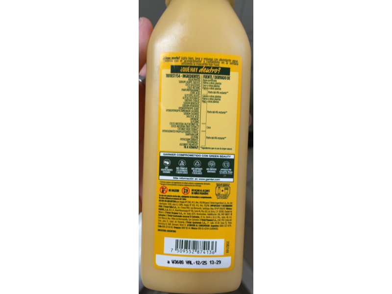 Garnier Fructis Hair Food Coco Shampoo, 300 mL