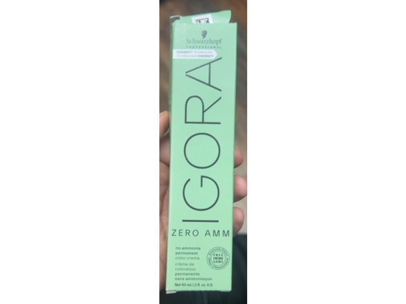 Schwarzkopf Igora Zero Amm Permanent Color Creme, 9-00 Extra Light Blonde, 2 fl oz/60 mL
