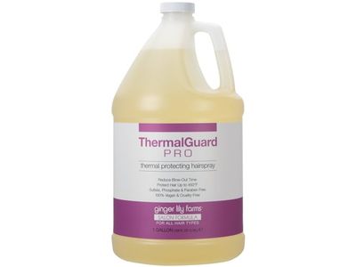 Ginger Lily Farms Thermal Guard Protecting Hairspray, 12 fl oz/3.78 L