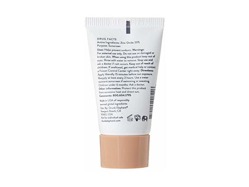Drunk Elephant Umbra Tinte Physical Daily Defense Sunscreen, SPF 30, 0.5 fl oz/15 mL