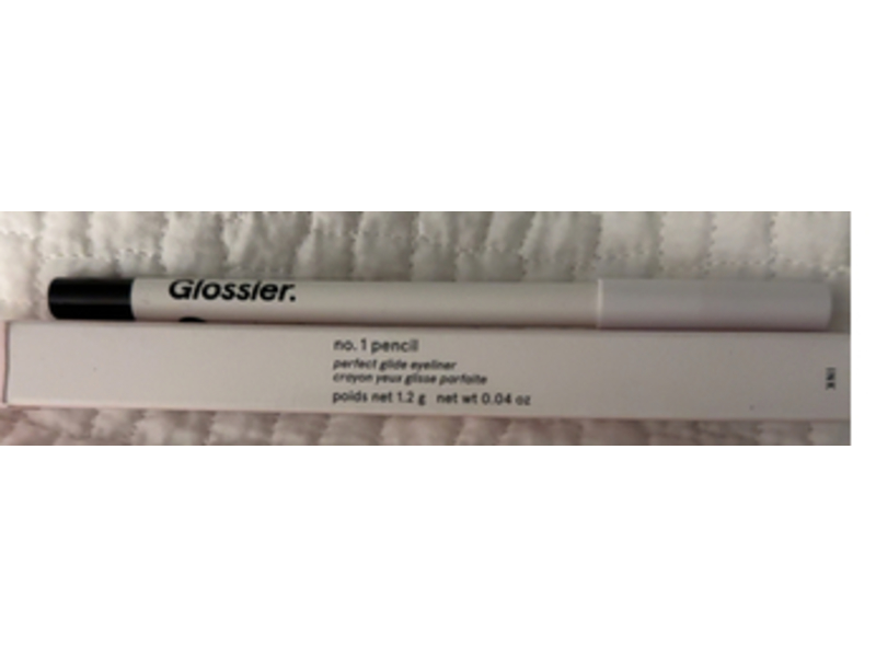 Glossier No.1 Pencil Perfect Glide Eyeliner, Ink, 0.04 oz/1.2 g