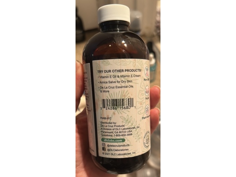 De La Cruz Hair & Skin Moisturizer, Vegetable Glycerin, 8 fl oz/236 mL