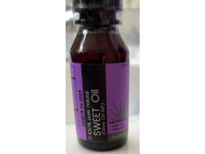 Humco 100% Pure Natural Sweet Oil (Olive Oil NF) 1 fl oz/30 mL