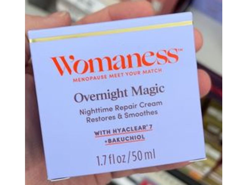 Womaness Overnight Magic Nighttime Repair Cream, 1.7 fl oz/50 mL