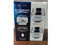 Clear Beauty Anti-Aging Night Cream, Hyaluronic & Retinol, 1.69 fl oz/50 mL, Pack Of 2 - Image 3