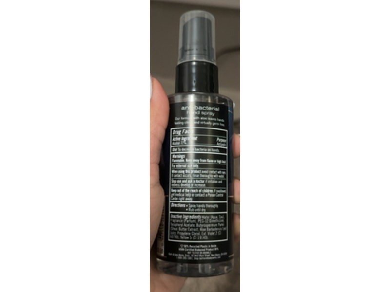 Bath & Body Works Ocean Anti-Bacterial Hand Spray, 3 fl oz/88 mL