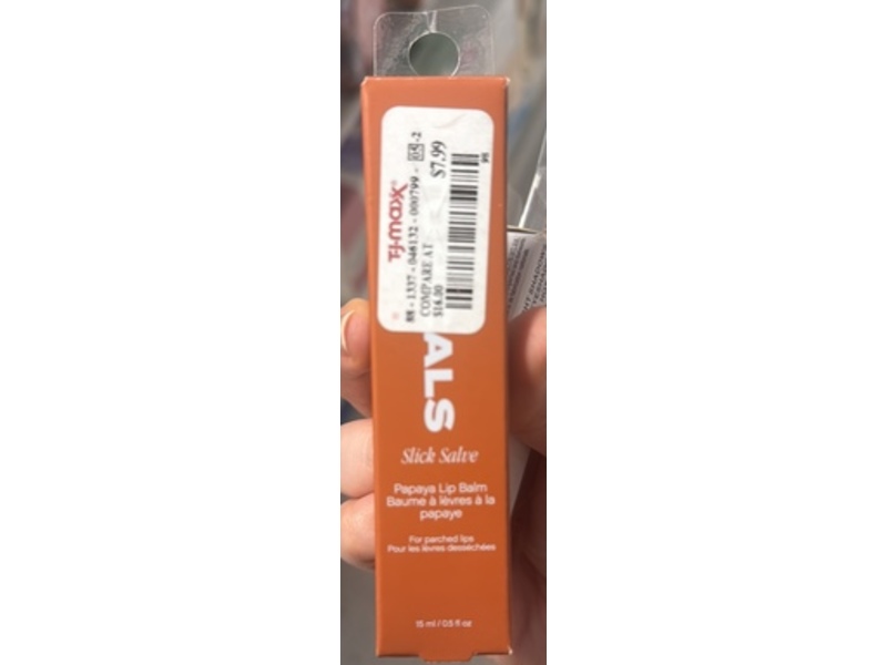 Topicals Slick Salve Lip Balm, Papaya, 0.5 fl oz/15 mL