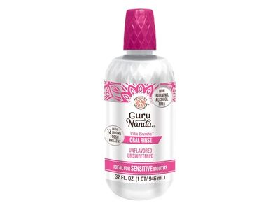 GuruNanda Vita Breath Oral Rinse, Unflavored Unsweetened, 32 fl oz/946 mL