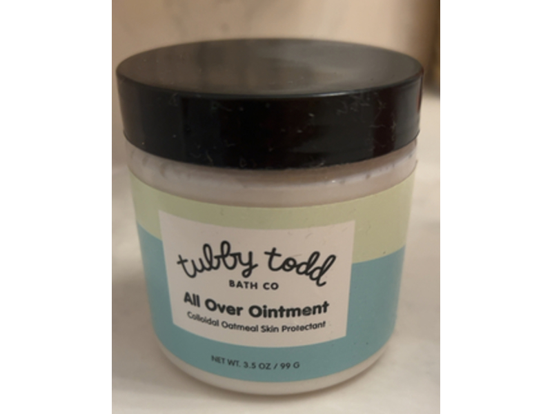 Tubby Toss Bath Co All Over Ointment Colloidal Oatmeal Skin Protection, Fragrance Free, 3.5 oz/99 g