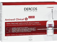 Vichy Dercos Women Aminexil Clinical Multi Target Anti Hair Loss Care, 21 Count - thumbnail 1